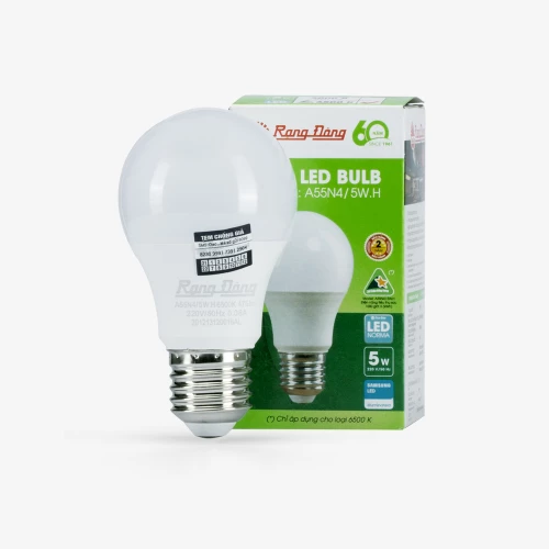 Đèn LED Bulb Tròn 5W A55N4