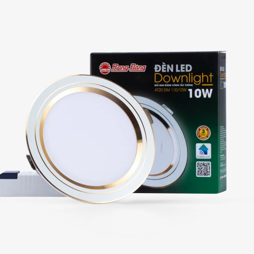 Đèn LED Downlight Âm Trần Đổi Màu 110/10W AT20 ĐM