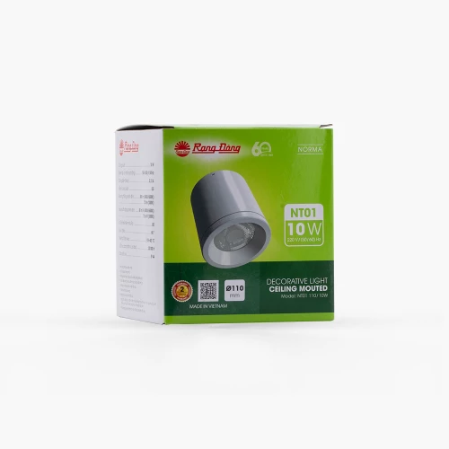 Đèn LED Downlight Nổi Trần 110/10W NT01