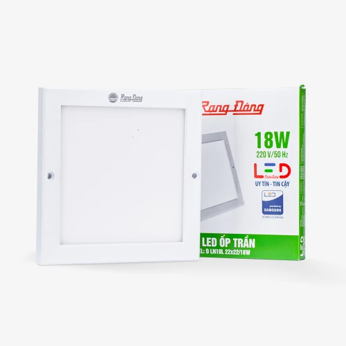 Đèn LED Ốp Trần Vuông 220x200/18W LN10