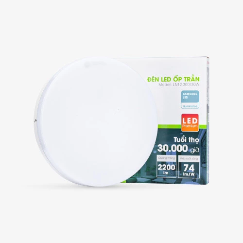 Đèn LED Ốp Trần Tròn 300/30W LN12