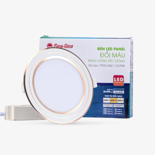 Đèn LED Panel Tròn Đổi Màu 110/9W PT05 ĐM