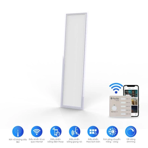 Đèn LED Panel Vuông Đổi Màu 300x1200/40W Điều Khiển Bluetooth P07.BLE