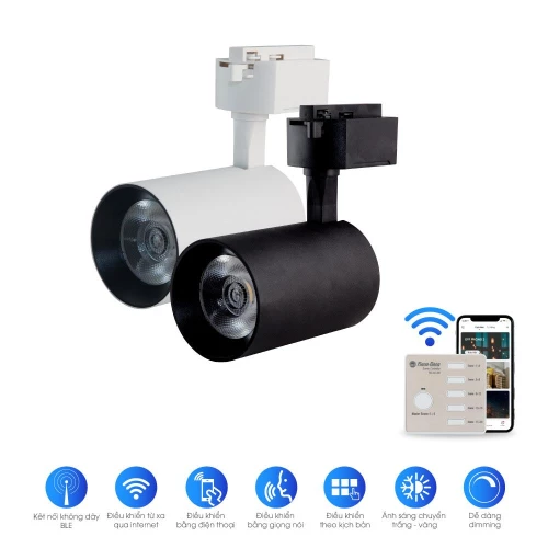 Đèn LED Tracklight Đổi Màu 25W Điều Khiển Bluetooth TRL04.BLE